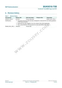 BUK9516-75B Datasheet Page 12