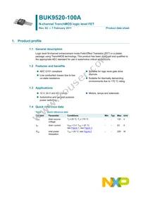 BUK9520-100A Datasheet Page 2