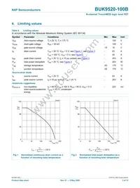 BUK9520-100B Datasheet Page 4