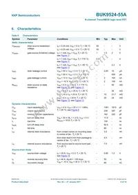 BUK9524-55A Datasheet Page 6