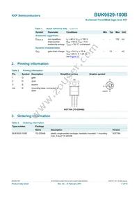 BUK9529-100B Datasheet Page 3