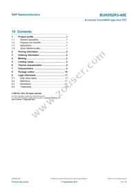BUK952R3-40E Datasheet Page 14