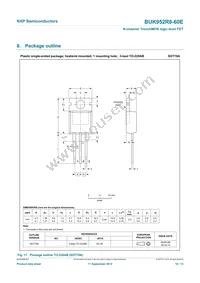 BUK952R8-60E Datasheet Page 11
