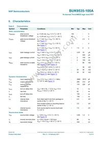 BUK9535-100A Datasheet Page 6