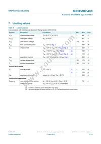 BUK953R2-40B Datasheet Page 4