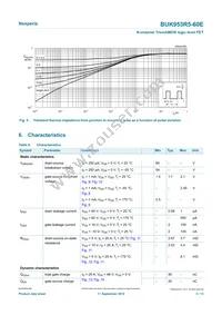 BUK953R5-60E Datasheet Page 5