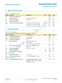 BUK9540-100A Datasheet Page 2