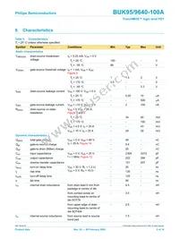 BUK9540-100A Datasheet Page 5