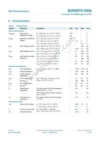 BUK9575-100A Datasheet Page 6