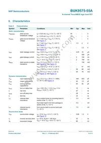 BUK9575-55A Datasheet Page 6