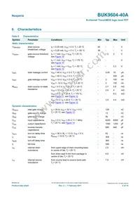 BUK9604-40A Datasheet Page 6