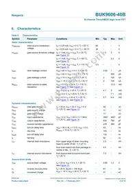 BUK9606-40B Datasheet Page 6