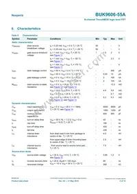 BUK9606-55A Datasheet Page 6