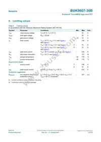 BUK9607-30B Datasheet Page 3