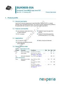 BUK9608-55A Datasheet Cover