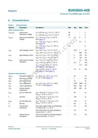 BUK9609-40B Datasheet Page 6
