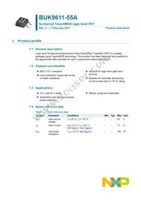 BUK9611-55A Datasheet Page 2