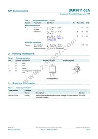 BUK9611-55A Datasheet Page 3