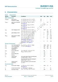 BUK9611-55A Datasheet Page 6