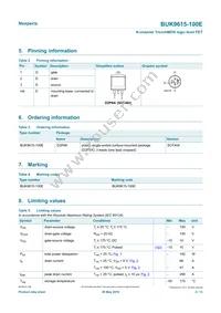 BUK9615-100E Datasheet Page 2