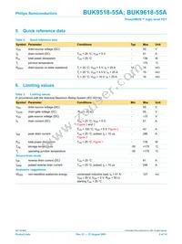 BUK9618-55A Datasheet Page 2