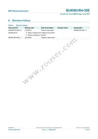 BUK961R4-30E Datasheet Page 12