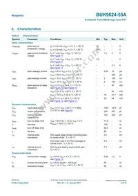 BUK9624-55A Datasheet Page 5