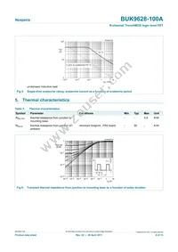 BUK9628-100A Datasheet Page 4