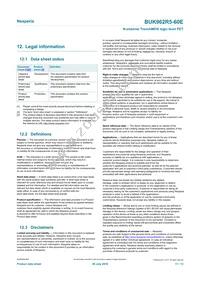 BUK962R5-60E Datasheet Page 11