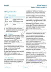BUK962R6-40E Datasheet Page 11