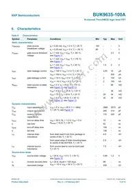 BUK9635-100A Datasheet Page 5