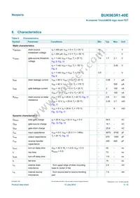 BUK963R1-40E Datasheet Page 5