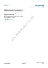 BUK964R1-40E Datasheet Page 12