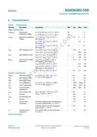 BUK964R2-55B Datasheet Page 6