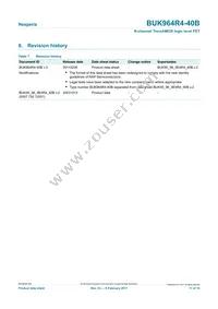 BUK964R4-40B Datasheet Page 11