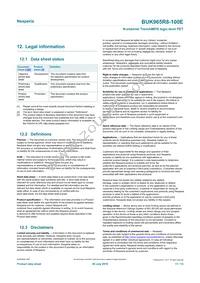BUK965R8-100E Datasheet Page 11