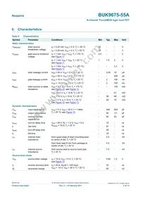 BUK9675-55A Datasheet Page 5