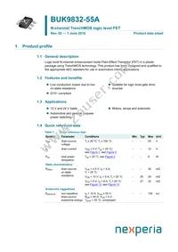 BUK9832-55A Datasheet Cover