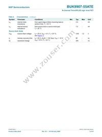 BUK9907-55ATE Datasheet Page 8