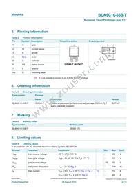 BUK9C10-55BIT/A Datasheet Page 2