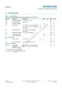 BUK9E08-55B Datasheet Page 3