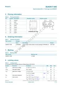 BUK9K17-60EX Datasheet Page 2
