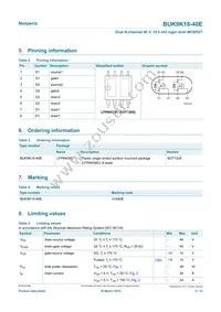 BUK9K18-40E Datasheet Page 2