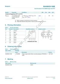 BUK9K29-100E Datasheet Page 2