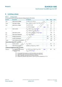 BUK9K29-100E Datasheet Page 3