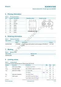 BUK9K35-60E Datasheet Page 2