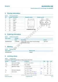 BUK9K5R6-30EX Datasheet Page 2