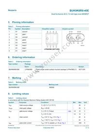 BUK9K6R8-40EX Datasheet Page 2