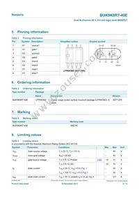 BUK9K8R7-40EX Datasheet Page 2