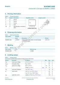 BUK9M12-60EX Datasheet Page 2